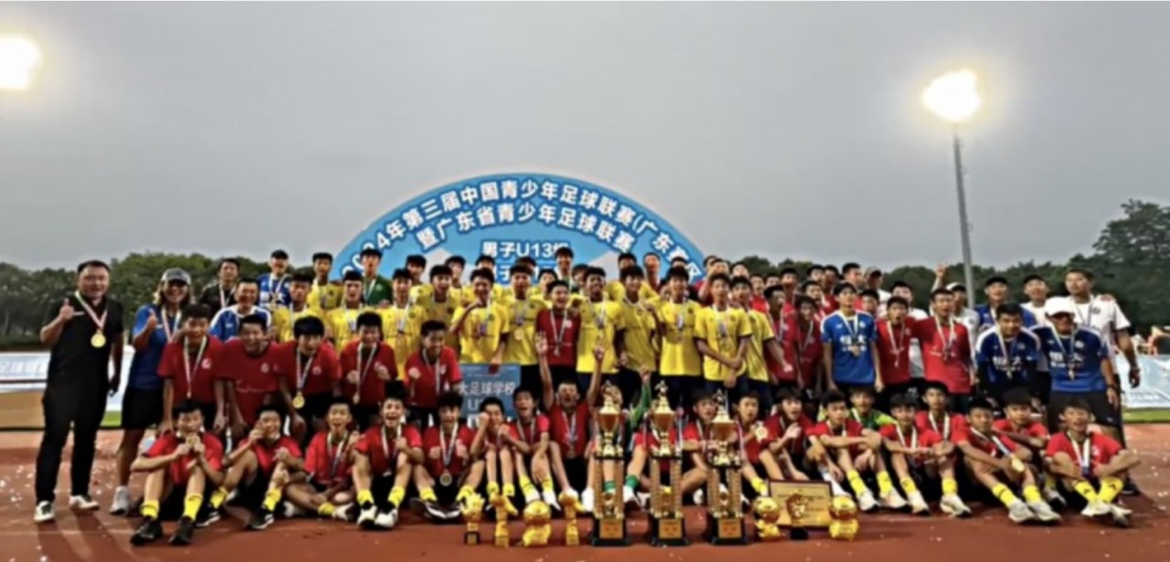 广东赛区青少年足球联赛：恒大足校U13与U15双双称霸，三队晋级全国赛